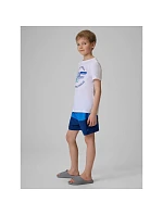Chlapčenské plážové šortky boardshorts 4F 4FJWSS26UBDSM203-31S