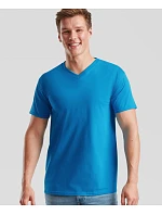 Fruit of the Loom Valueweight V-Neck T Tričko s výstrihom do V 16.1066 biele