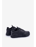 Ocieplane Męskie Sneakersy Big Star OO174584 HI-POLY SYSTEM Czarne