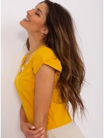 Blúzka LK BZ 505783 2.01P tmavo žltá