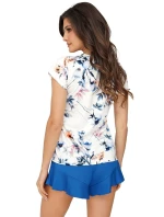 Pyžamo Donna Astrid 1/2 cr/r Cobalt S-2XL Pyžamo Donna Astrid 1/2 cr/r Cobalt S-2XL