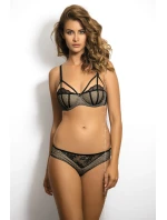 Hypnotic I S-331/1 čierno-béžové tangá - Kinga Hypnotic I S-331/1 čierno-béžové tangá - Kinga