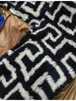 Dámska ľahká zimná bunda so zateplenou kapucňou hnedá (omdl-019)