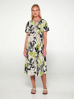 Vamp - Šaty s krátkym rukávom a potlačou 20410 - Vamp