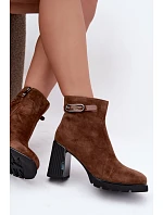 Zateplené čižmy z prírodného semišu Vinceza 91172 Camel Zateplené čižmy z prírodného semišu Vinceza 91172 Camel