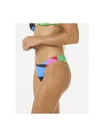 Plavky RIP CURL Las Dalias High Leg Cheeky, tyrkysové Plavky RIP CURL Las Dalias High Leg Cheeky, tyrkysové