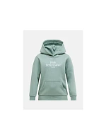 Detská mikina PEAK PERFORMANCE Jr Original Small Logo Hood, zelená farba Detská mikina PEAK PERFORMANCE Jr Original Small Logo Hood, zelená farba