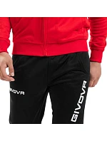 Givova Tuta tepláková súprava Givova One M TT012 1210 červená/čierna Givova Tuta tepláková súprava Givova One M TT012 1210 červená/čierna