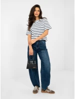 Tričko RV TS A1087.74 tmavomodré a biele