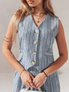 Dámska vesta LINELIA modrá FashionStreet PY0134