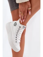 Lee Cooper Dámske tenisky na platforme LCW-25-44-3209L White Lee Cooper Dámske tenisky na platforme LCW-25-44-3209L White