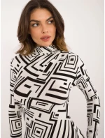 Šaty LK SK 509771 1.09 biela a čierna