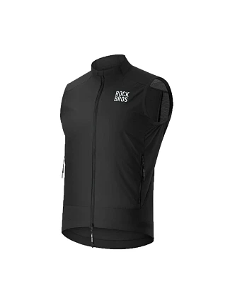 Rockbros YDMJ003 jarná/jesenná vetruodolná vesta veľkosť XL - čierna
