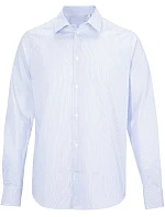 NEOBLU Baptiste Women Mikrokeprová blúzka s dlhými rukávmi 24.4339 modré pruhy
