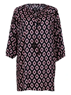 Štýl Papanui tunika 8666 čierna - RosaFaia