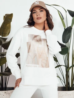 FEMMES dámska mikina biela FashionStreet BY1281
