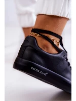 Damskie Niskie Tenisówki Cross Jeans JJ2R4054C Czarne