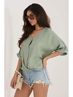 Košeľa s krátkym rukávom model 226470 Taliansko Moda