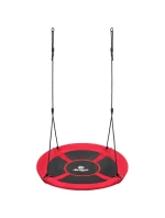 ZÁHRADNÁ HOJDAČKA BOCIANIE HNIEZDO 100CM XXL ČERVENÁ