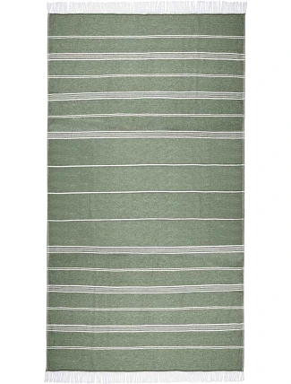 The One Towelling Recycled Hamam Towel Hamamový uterák „Recycled“ 48.1059 olivovo zelený The One Towelling Recycled Hamam Towel Hamamový uterák „Recycled“ 48.1059 olivovo zelený
