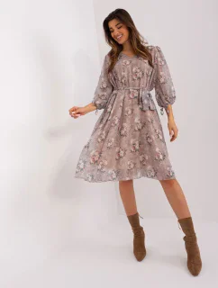 LK SK 509388 šaty.88 tmavo lila