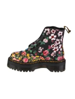 Dámske členkové topánky 27128001 Floral DM27128001 Black mix of colours - Dr. Martens