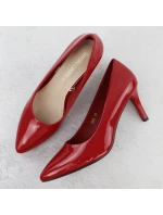 Dámske červené lodičky na podpätku Sergio Leone 1336