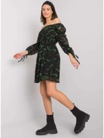 Šaty LC SK 22K 3040.19P čierna a zelená