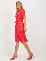 LK SK 508948 šaty.78 fuchsiová