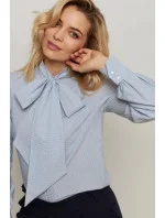 Dámska košeľa Kokarda Modro-biela - Bubala