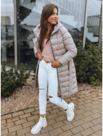 Dámska prešívaná bunda KENTIA kabát fialová FashionStreet TY2905
