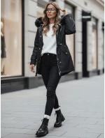 MEGI dámska bunda čierna FashionStreet TY3305 MEGI dámska bunda čierna FashionStreet TY3305