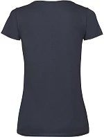 Fruit of the Loom Lady-Fit Valueweight V-Neck T Dámske tričko s výstrihom do V 16.1398 tmavomodrá