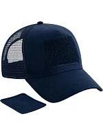 Beechfield B 641 5-panelová čiapka s kšiltom „Removable Patch Trucker“ 53.0641 francúzska námorná modrá Beechfield B 641 5-panelová čiapka s kšiltom „Removable Patch Trucker“ 53.0641 francúzska námorná modrá