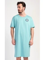 Pánska nočná košeľa s krátkym rukávom Sea