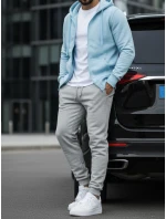 Pánska mikina s kapucňou modrá FashionStreet BX4246