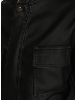 Dámska kožená bunda čierna FashionStreet TY5539 Dámska kožená bunda čierna FashionStreet TY5539