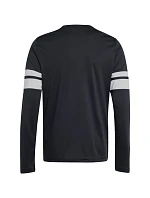 Detské tričko adidas Squadra 25 s dlhým rukávom čierno-biele JJ0047