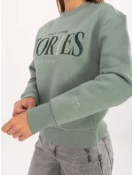 Mikina D10608BC02801A3NO pistáciová Mikina D10608BC02801A3NO pistáciová