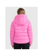 Dievčenská páperová bunda so syntetickou výplňou 4F 4FJRAW25TDJAF0816-54S