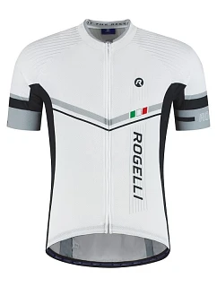Tričko Rogelli Gara Mostro II, bielo-strieborné, veľkosť L