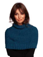 BK099 Pletená komínová šatka petrol blue -Moe BK099 Pletená komínová šatka petrol blue -Moe