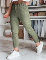 Dámske nohavice MADELINA khaki FashionStreet UY2628 Dámske nohavice MADELINA khaki FashionStreet UY2628
