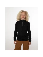 Detská mikina Protest Willowy Jr s rýchloschnúcim zipsom čierna (P3810300/290)