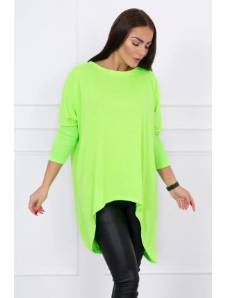 Oversize blúzka neónovo zelená