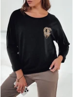 Dámska oversize blúzka ICONIQ black FashionStreet RY2696 Dámska oversize blúzka ICONIQ black FashionStreet RY2696