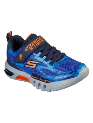 Skechers FLEX-GLOW TAREN S-Lights JR 400018L-NVOR Skechers FLEX-GLOW TAREN S-Lights JR 400018L-NVOR