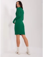 PM SK PM319 šaty.19 tmavo zelená