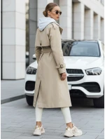 FashionStreet dámsky béžový dvojradový kabát TY5353