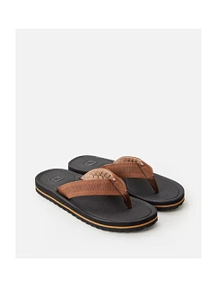 Žabky RIP CURL Chiba s otvorenou špičkou - Brown/Black